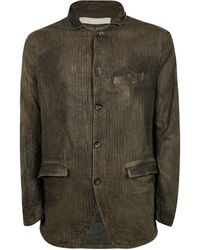 Giorgio Brato - Veg Lamb Leather 5 Buttons Blazer - Lyst