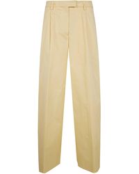 Thelatest - "Deva" Gabardine Trousers - Lyst