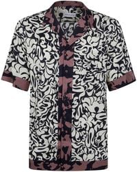 Dries Van Noten - 'Carltone' Short Sleeves Print Shirt - Lyst