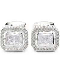 Tateossian - Cufflinks Diamond Pattern Frame - Lyst