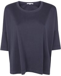 T C ZERO - T-Shirt Oversized Round Neck "Coulisse" - Lyst