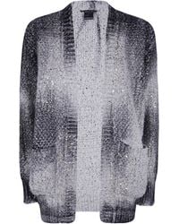 Avant Toi - Sweater V Neck "Laminated Scratched Effect Moss Stitch" - Lyst