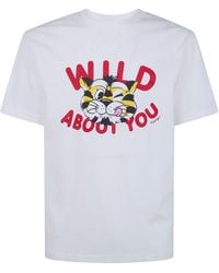 KENZO - Wild Tiger Cotton T-Shirt - Lyst
