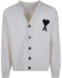 Ami Paris - Sweater V Neck "Quota Ami De Coeur" - Lyst