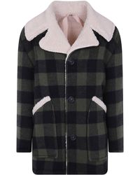 N°21 - Jacket Wool Plaid "Fabric Outwear Jacket" - Lyst