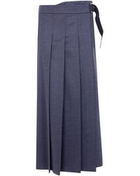 P.A.R.O.S.H. - P. A.R. O.S. H. Skirt Wool "Ludy" - Lyst