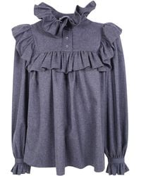 Chloé - Shirt Wide Sleeves - Lyst