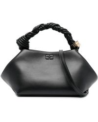 Ganni - Shoulder Bag Recycled Leather Bou" Small - Lyst