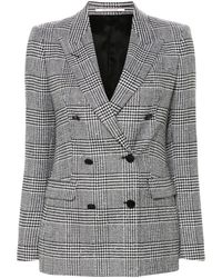 Tagliatore - Embellished Double-Breasted Blazer - Lyst