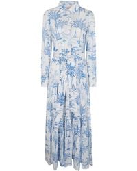 Mc2 Saint Barth - Jensen Long Chemisier Dress - Lyst