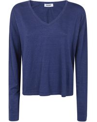 Base London - V Neck Sweater - Lyst