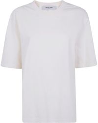 Golden Goose - Relaxed Fit T-Shirt Cotton Jersey Logo Patch - Lyst