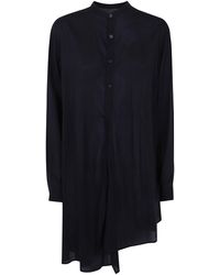 Y's Yohji Yamamoto - Stand Collar Blouse - Lyst