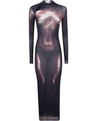 Jean Paul Gaultier - Body Dust" Print Dress - Lyst