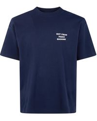 Drole de Monsieur - T-Shirt Bold Slogan - Lyst
