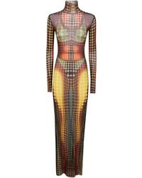 Jean Paul Gaultier - "Re-Edition: Long Dress" High Neck With Long Sleev - Lyst