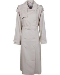 Frankie Shop - Veyron Fluid Twill Trench Coat - Lyst