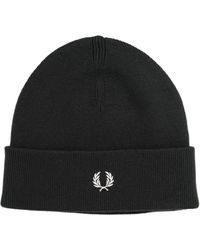 Fred Perry - Logo-embroidery Beanie - Lyst