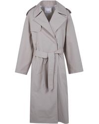 Frankie Shop - "Riva" Cotton Trench Coat - Lyst