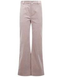 Ralph Lauren - "Kaeden" Full Length Flat Front Trousers - Lyst