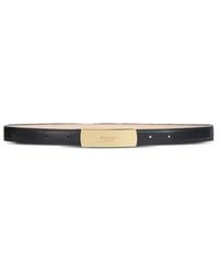 Balmain - Smooth-Leather Belt - Lyst