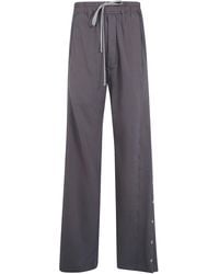 Rick Owens - Pants Fleece "Wide Pusher" - Lyst