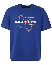 Casablancabrand - Drapeau De Collombes Printed T-shirt - Lyst