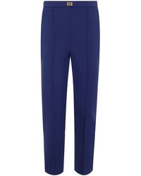 Elisabetta Franchi - Regular Classic Trousers - Lyst