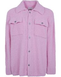 Laneus - Overshirt Boxy Fit Knitte - Lyst