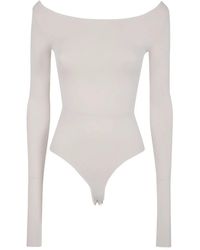 Entire studios - "Scoop" Neck Bodysuit - Lyst