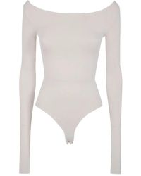 Entire studios - "Scoop" Neck Bodysuit - Lyst