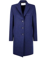 Harris Wharf London - Topcoat Pressed Wool - Lyst