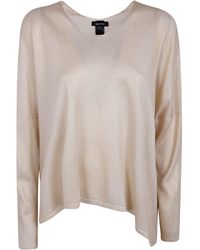 Avant Toi - Laminated Hand Painted Oversize V Neck Pullover - Lyst