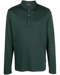 Michael Kors - Logo-embroidered Cotton Polo Shirt - Lyst