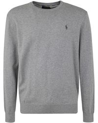 Polo Ralph Lauren - Crew Neck Cotton Ls Sweater - Lyst