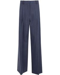 Mantu - Pants Wide Leg Trousers - Lyst
