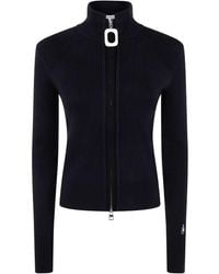 JW Anderson - J. W.Anderson Fitted Zip Up Cardigan - Lyst