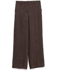 P.A.R.O.S.H. - Linen Trousers - Lyst