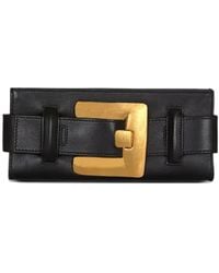 Balmain - Anthem Pouch-Calfskin Clutch - Lyst