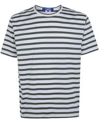 Junya Watanabe - Short Sleeves Stripes T-Shirt - Lyst