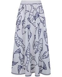 FARM Rio - Skirt Fresh Fish Midi - Lyst