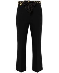 Elisabetta Franchi - Trousers With Chain - Lyst
