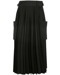 Sacai - Thomas Mason Cotton Poplin Skirt Clothing - Lyst