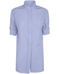 Maison Margiela - Shirt Short Sleeves "Snapped Button Short Sleeves Shir - Lyst