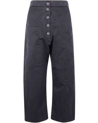 Studio Nicholson - Rounded Drop Crotch Trousers - Lyst