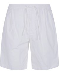 Michael Coal - Popeline Bermuda Trousers - Lyst