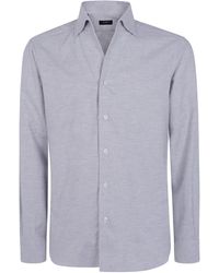 Barba Napoli - Shirt Classic "Nsfr2P0157080.U.02 Light" - Lyst