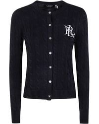 Ralph Lauren - Ralhan Long Sleeve Cardigan - Lyst