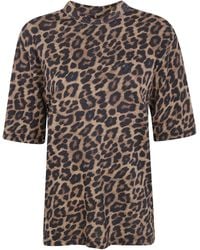 Anine Bing - T-Shirt Leopard Print "Avi" - Lyst