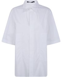 Sofie D ́hoore - Bodhi Short Sleeve Shirt With Hidden Closure - Lyst